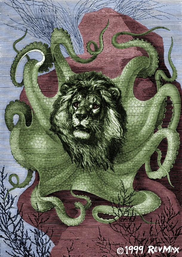 "When Sophia saw what her desire had produced, it changed into the figure of a snake with the face of a lion...She threw it away...so that none of the Immortals would see it. For she had produced it ignorantly."

“The Secret Book of John.” The Secret Teachings of Jesus. Trans. Marvin W. Meyer. Vintage, 1984. 64.