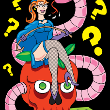  "Some of them say that the serpent was Sophia herself; for this reason it was opposed to the maker of Adam and gave knowledge to men, and therefore is called the wisest of all [Gen. 3:1]. And the position of our intestines through which food is taken in, and their shape, shows that the hidden Mother of the shape of the serpent is a substance within us."

"The Sethian Ophites." The Other Bible. Ed. Willis Barnstone. Harper San Francisco, 1984. 664.